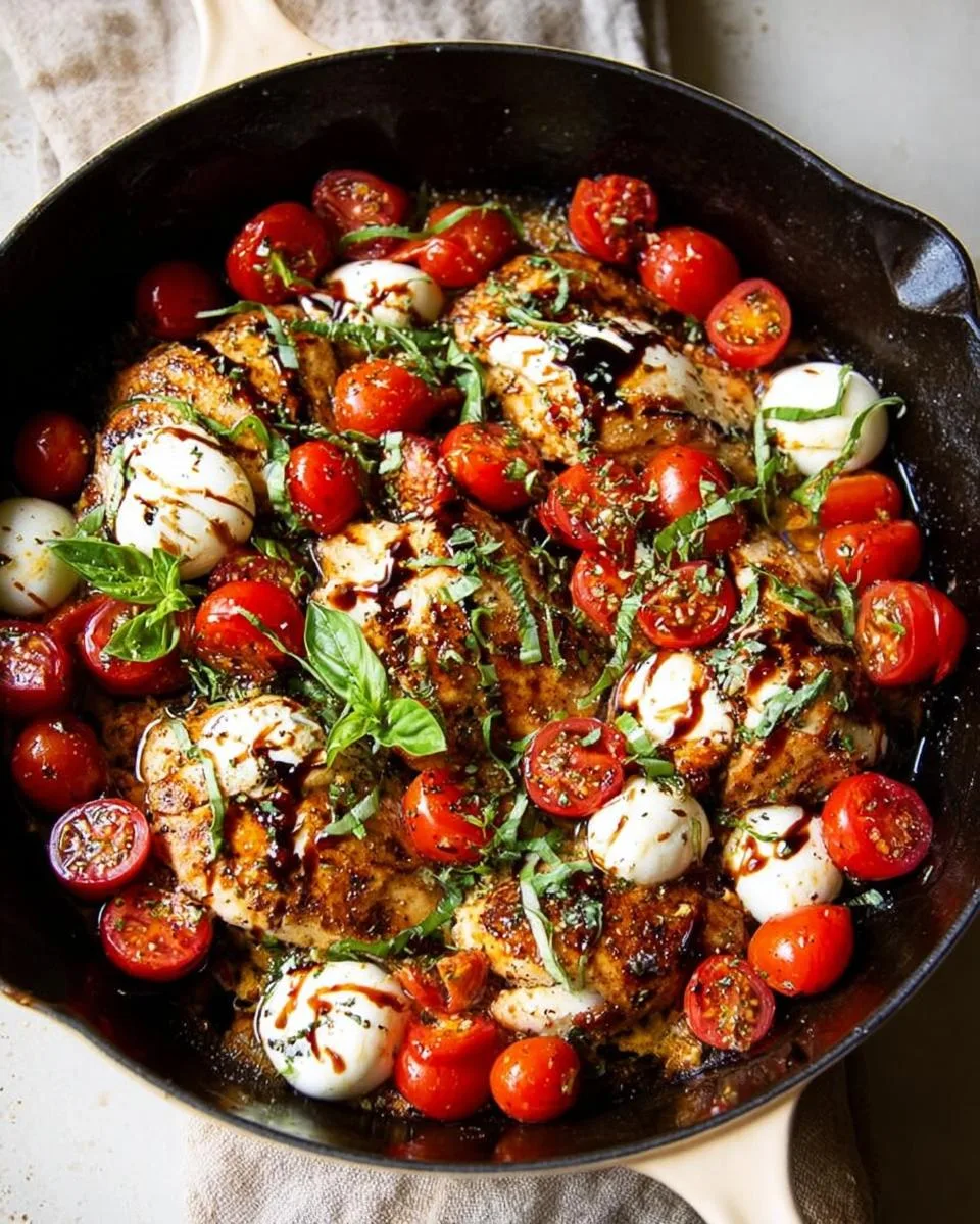 Chicken Caprese Skillet - detail 3