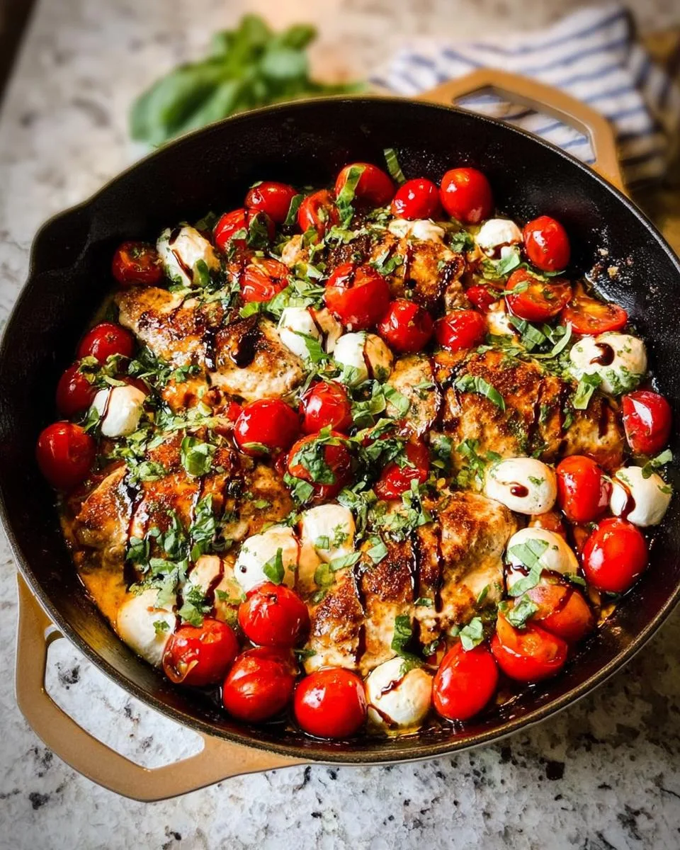 Chicken Caprese Skillet - detail 5