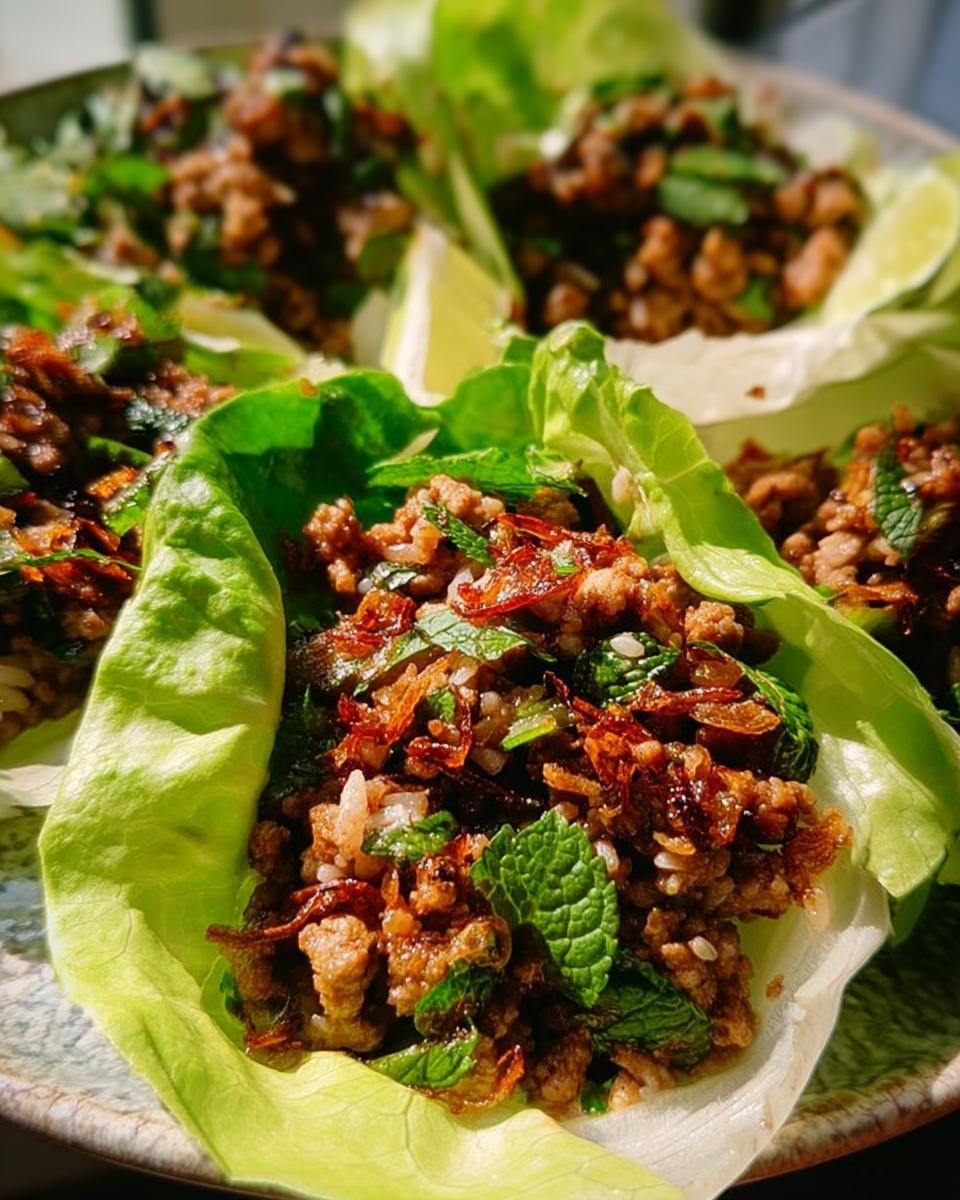 Chicken Larb - detail 1