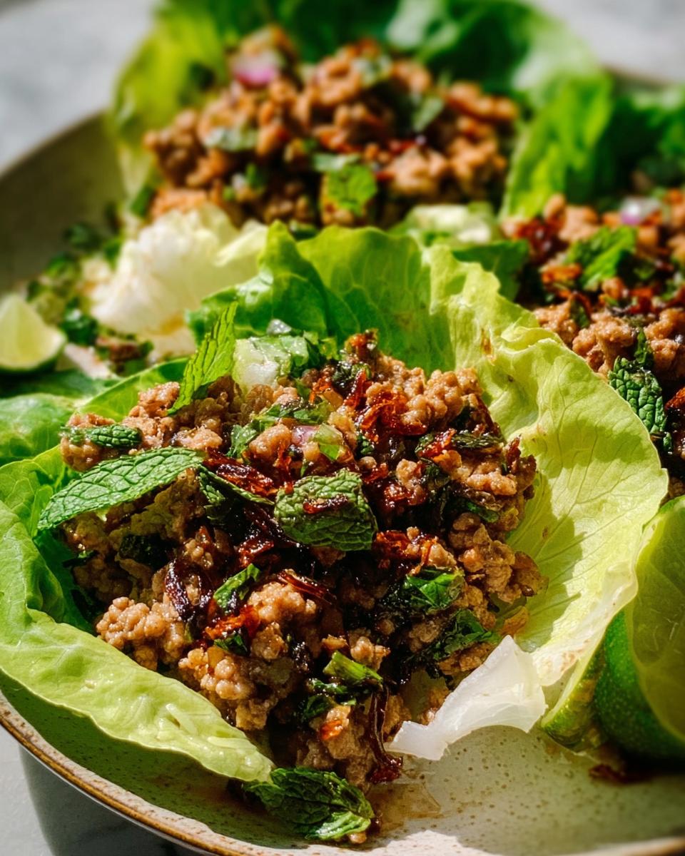Chicken Larb - detail 3