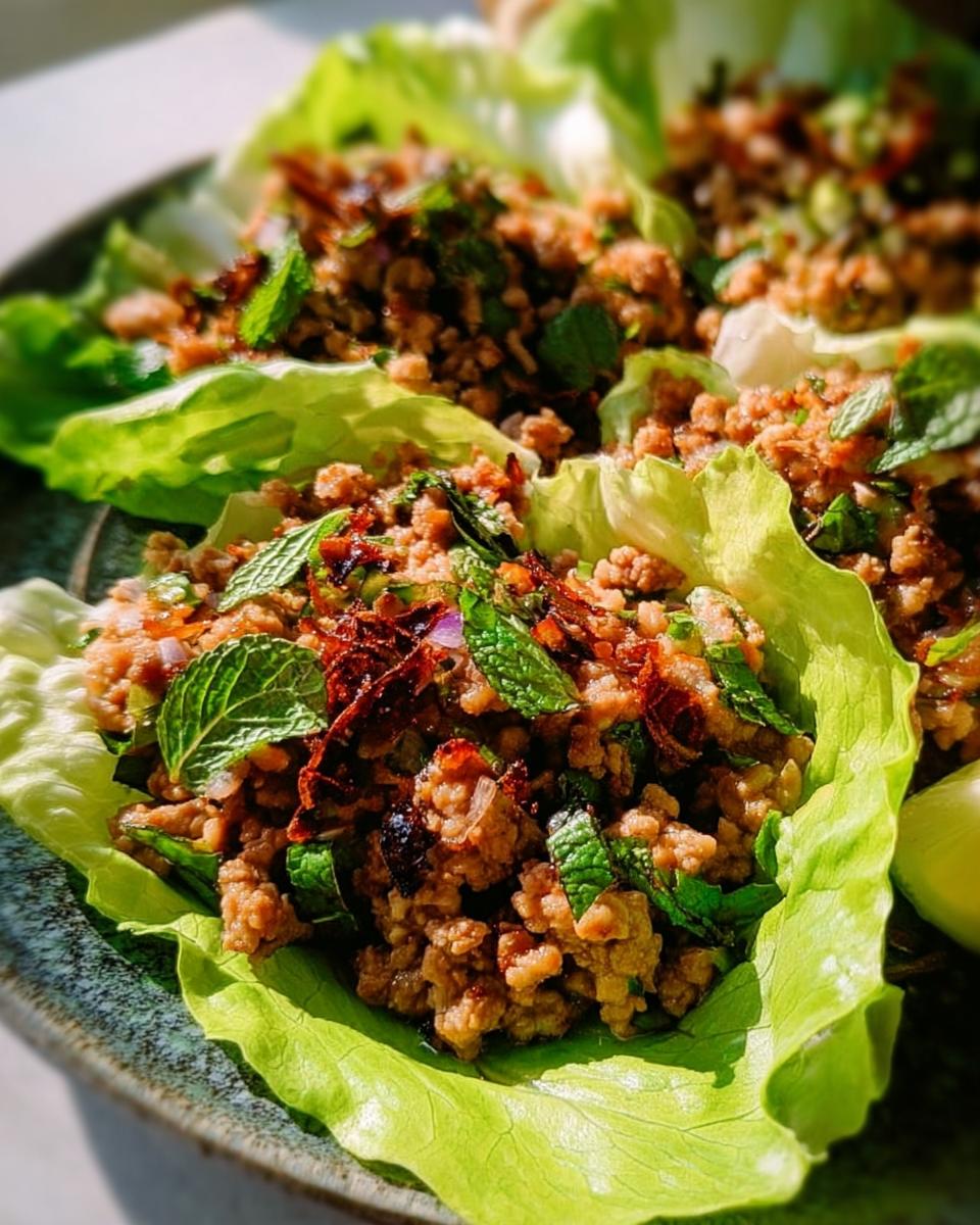 Chicken Larb - detail 4