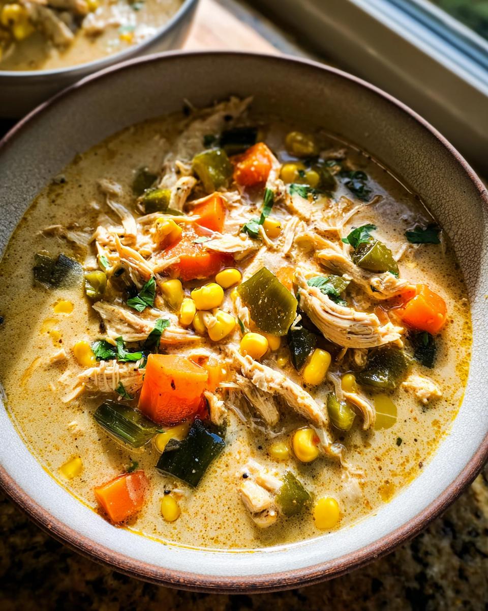 Chicken Poblano Soup - detail 3