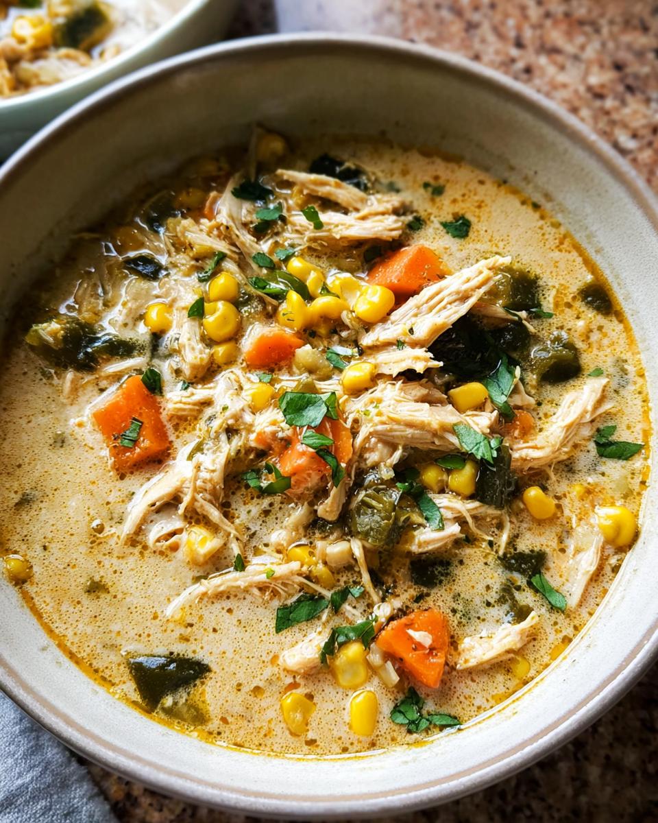 Chicken Poblano Soup - detail 4