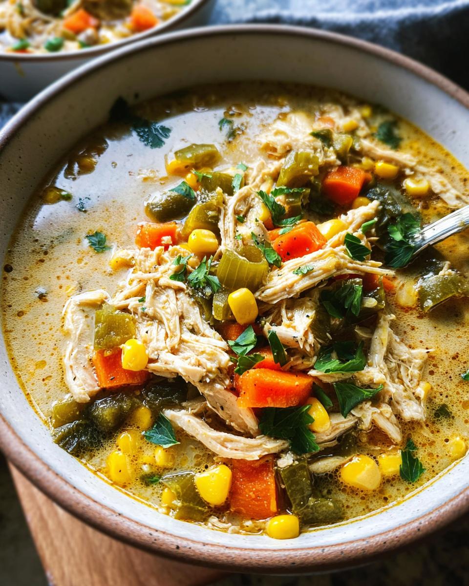 Chicken Poblano Soup - detail 5