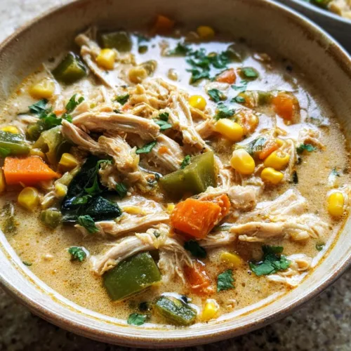 Chicken Poblano Soup