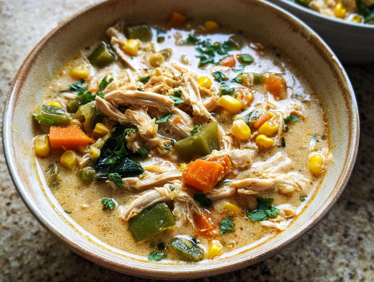 Chicken Poblano Soup