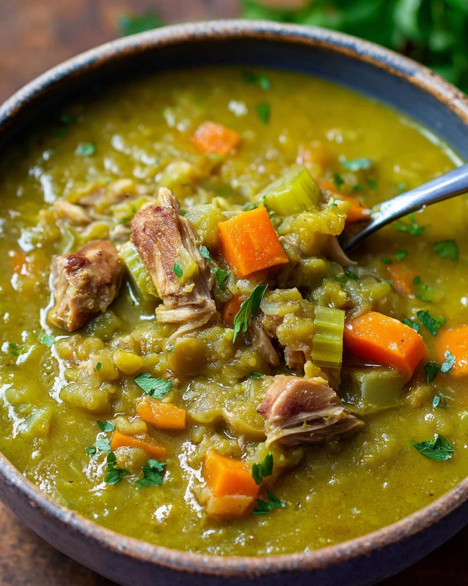 Chicken Split Pea Soup - detail 2
