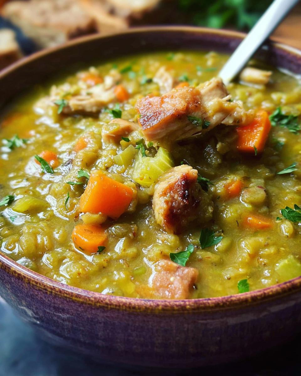Chicken Split Pea Soup - detail 4