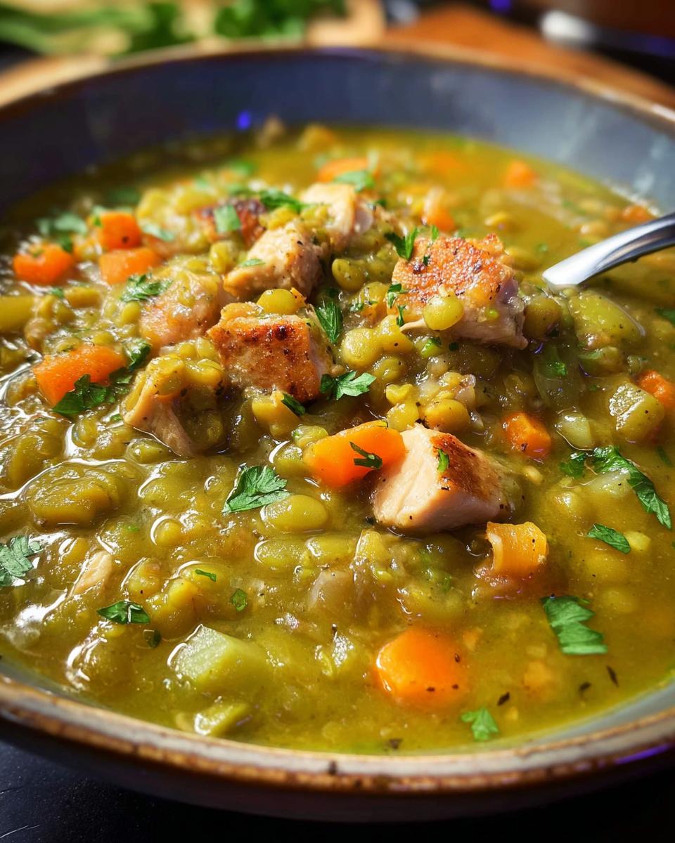 Chicken Split Pea Soup - detail 5