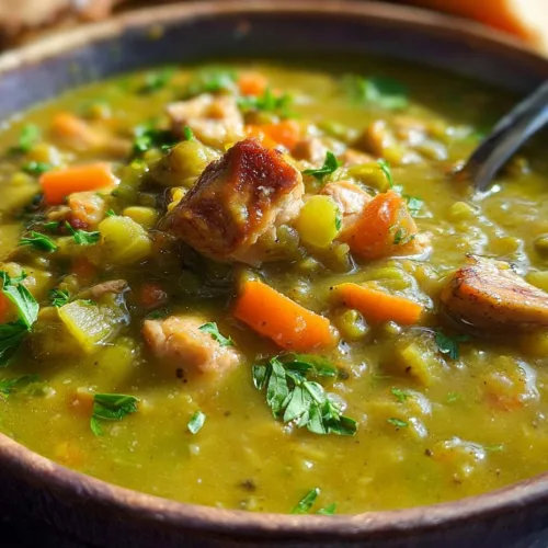 Chicken Split Pea Soup