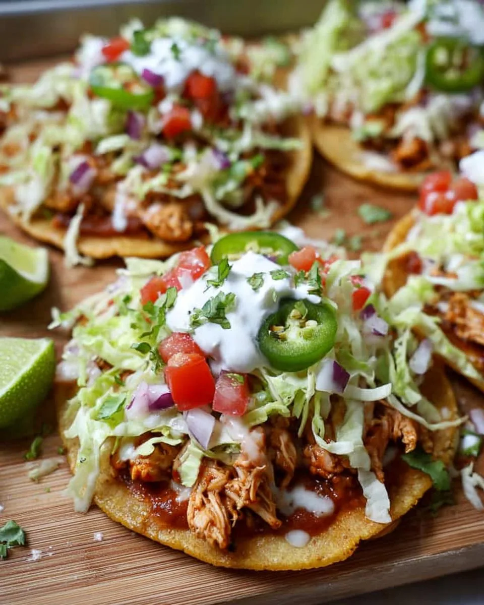 Chicken Tostadas - detail 3