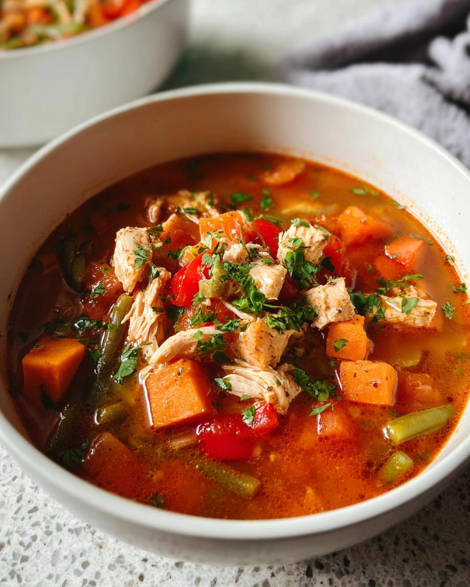 Chicken Vegetable Soup - detail 3