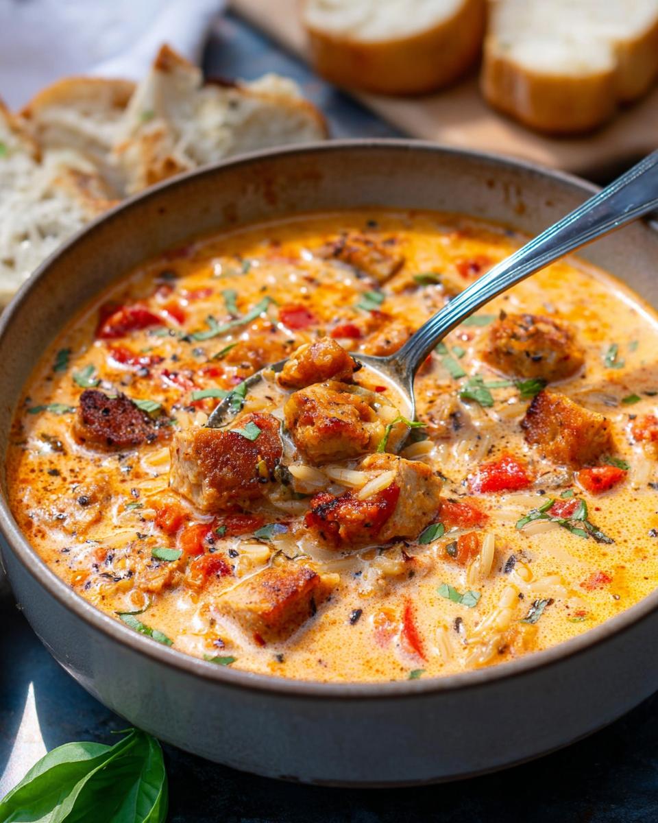Chicken and Chorizo Soup - detail 2