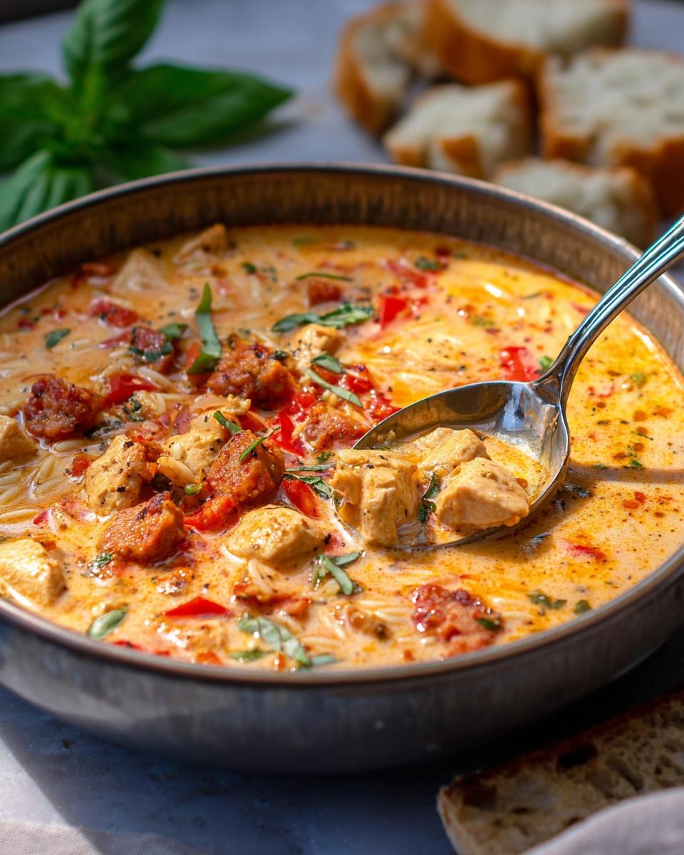 Chicken and Chorizo Soup - detail 3