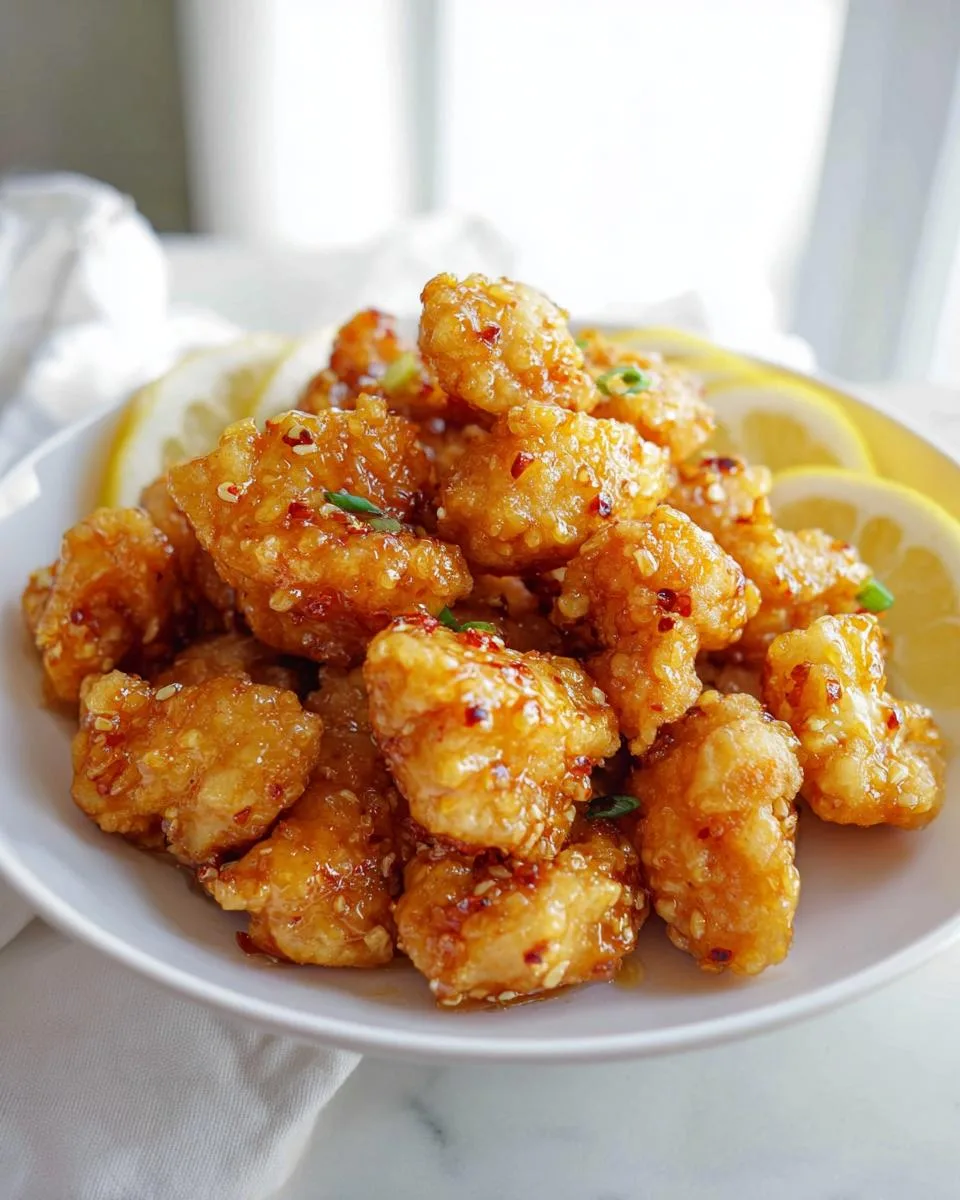 Chinese Lemon Chicken - detail 1