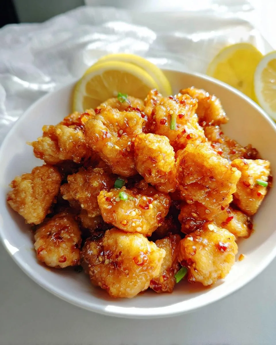 Chinese Lemon Chicken - detail 3