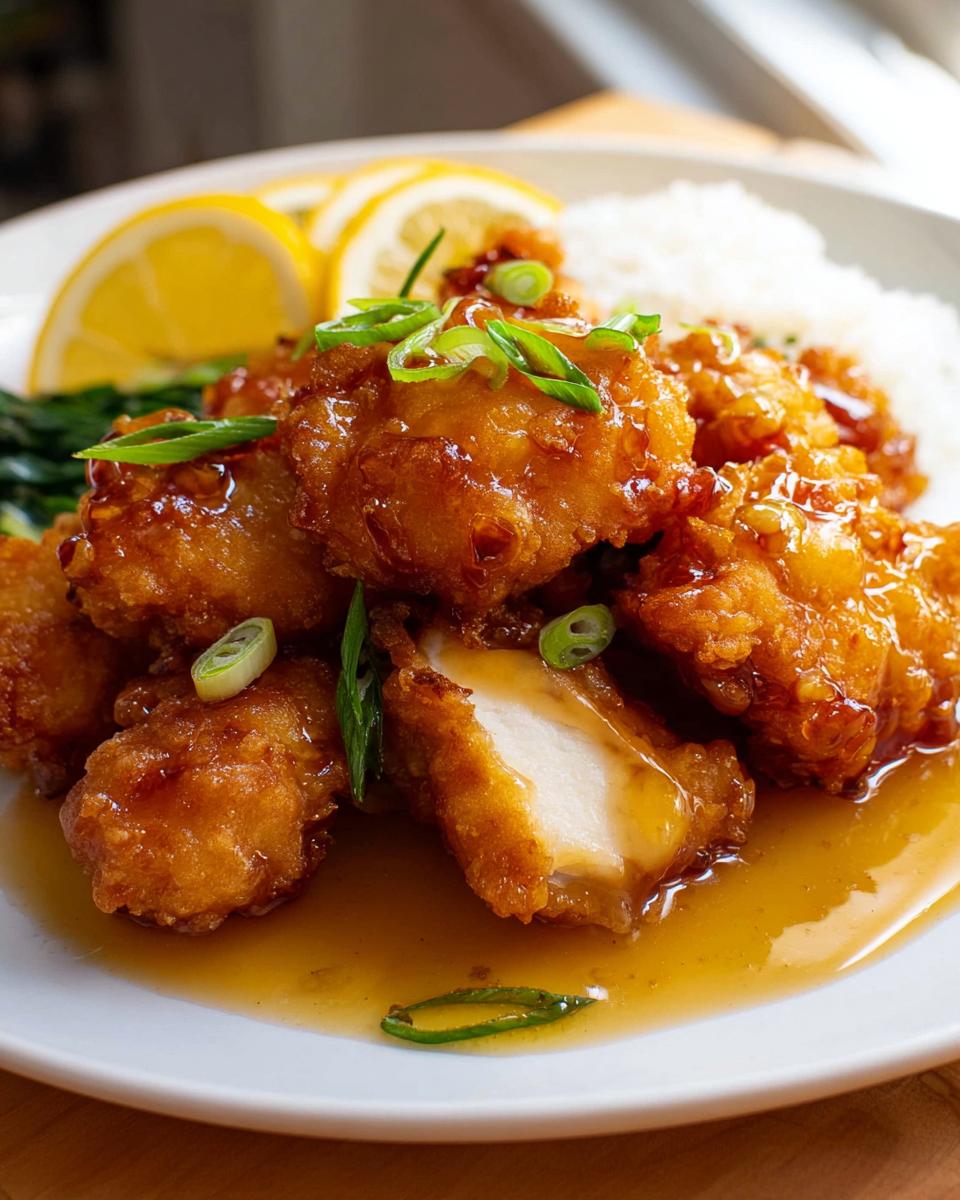 Crispy Chinese Lemon Chicken - detail 2