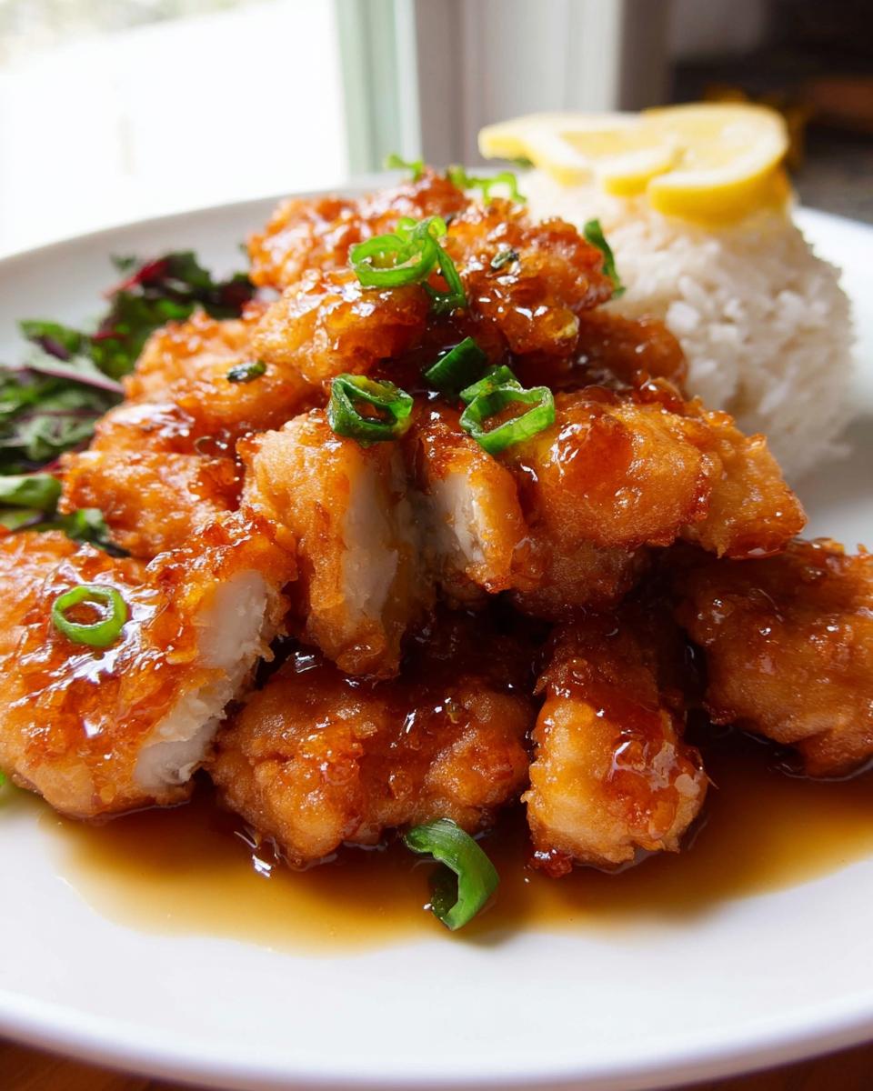 Crispy Chinese Lemon Chicken - detail 3