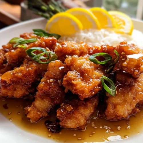 Crispy Chinese Lemon Chicken