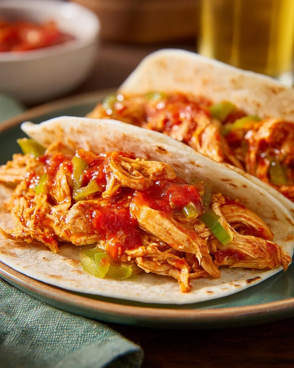 Crockpot Chicken Tacos - detail 2