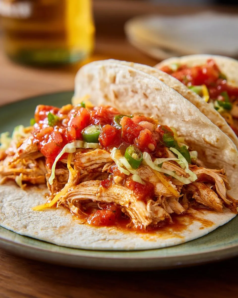 Crockpot Chicken Tacos - detail 3