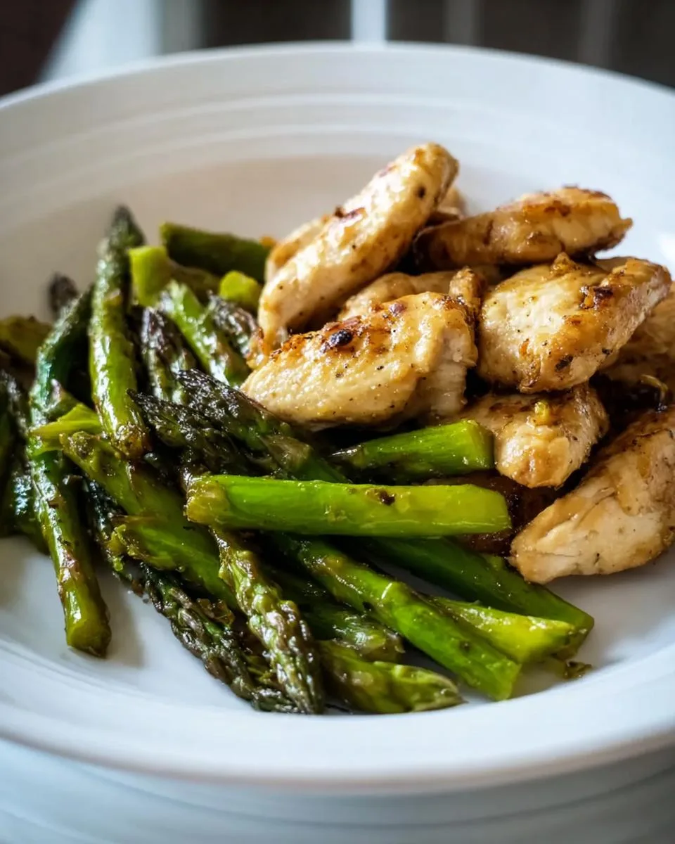 Lemon Garlic Sheet Pan Chicken and Asparagus - detail 1