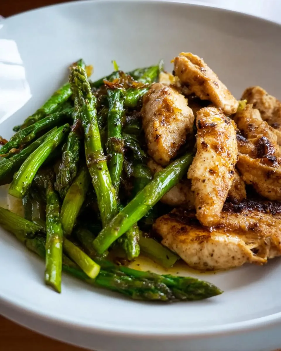 Lemon Garlic Sheet Pan Chicken and Asparagus - detail 3