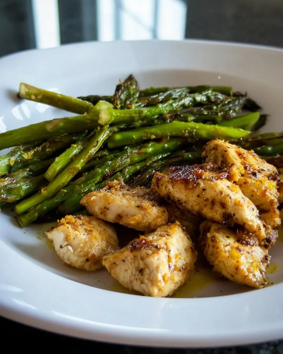 Lemon Garlic Sheet Pan Chicken and Asparagus - detail 4