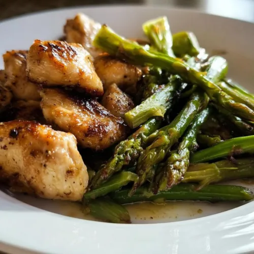 Lemon Garlic Sheet Pan Chicken and Asparagus