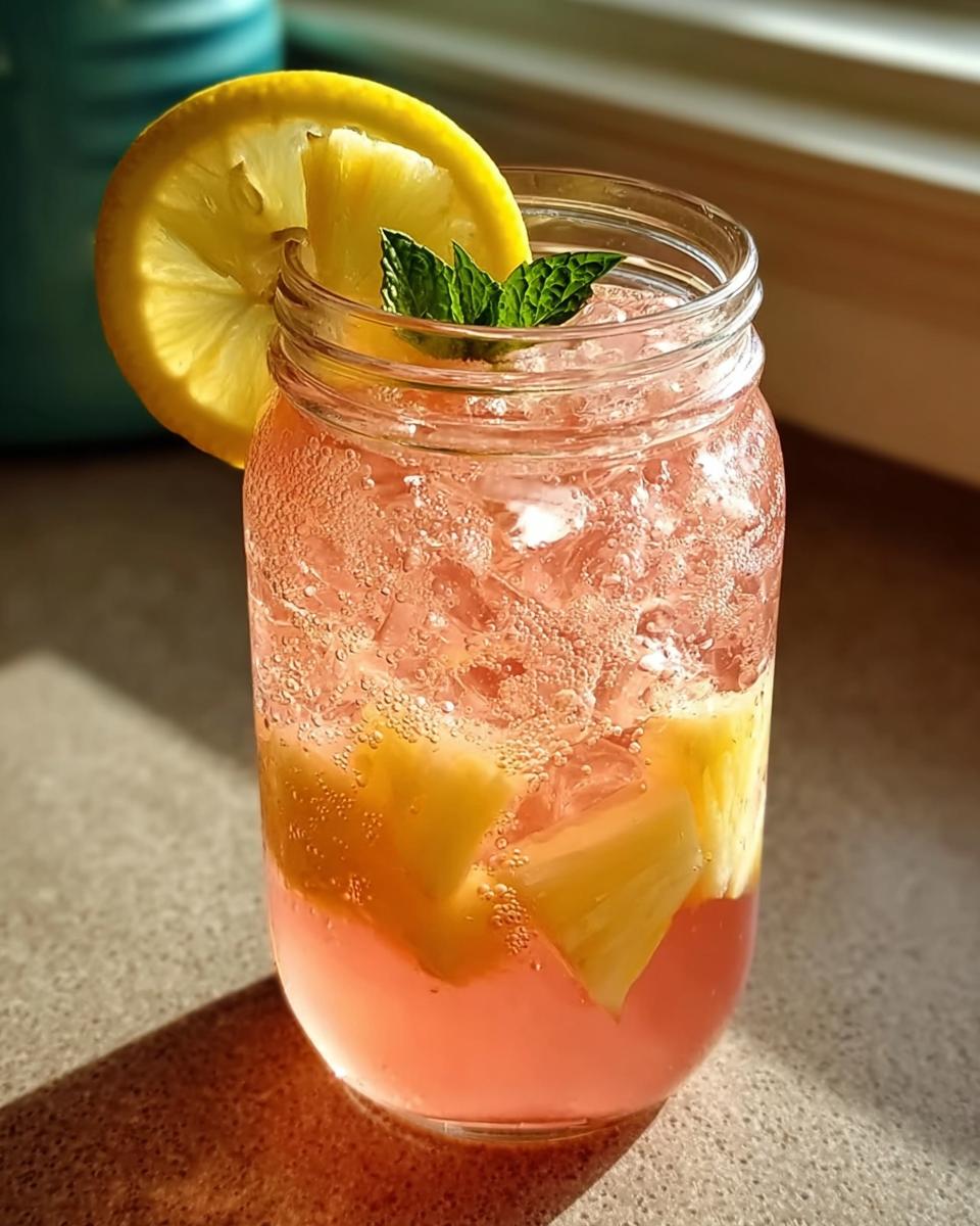 Pineapple Pink Lemonade Soda - detail 3
