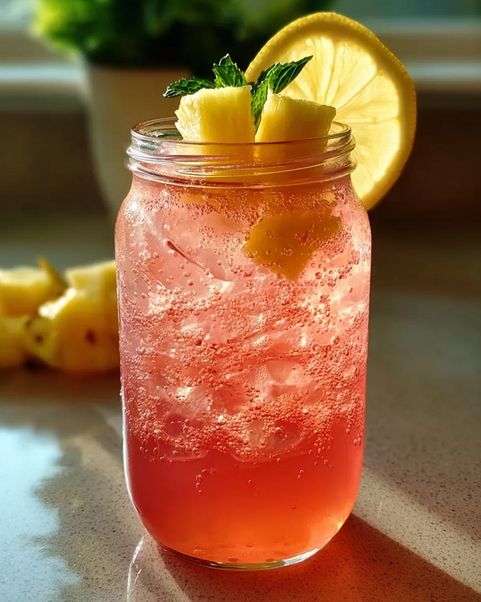 Pineapple Pink Lemonade Soda - detail 5