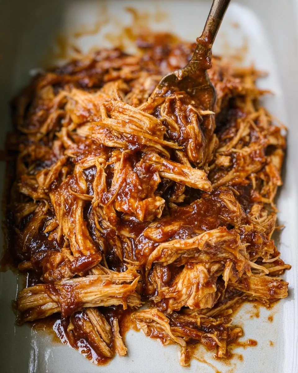 Slow Cooker BBQ Pulled Chicken - detail 2