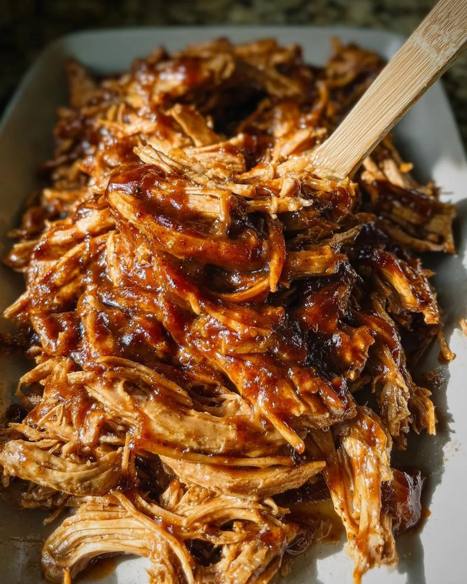 Slow Cooker BBQ Pulled Chicken - detail 3