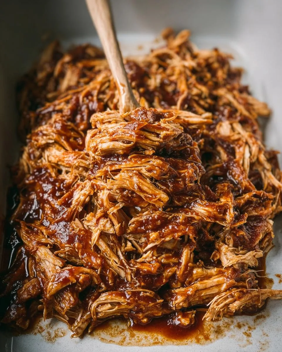Slow Cooker BBQ Pulled Chicken - detail 4