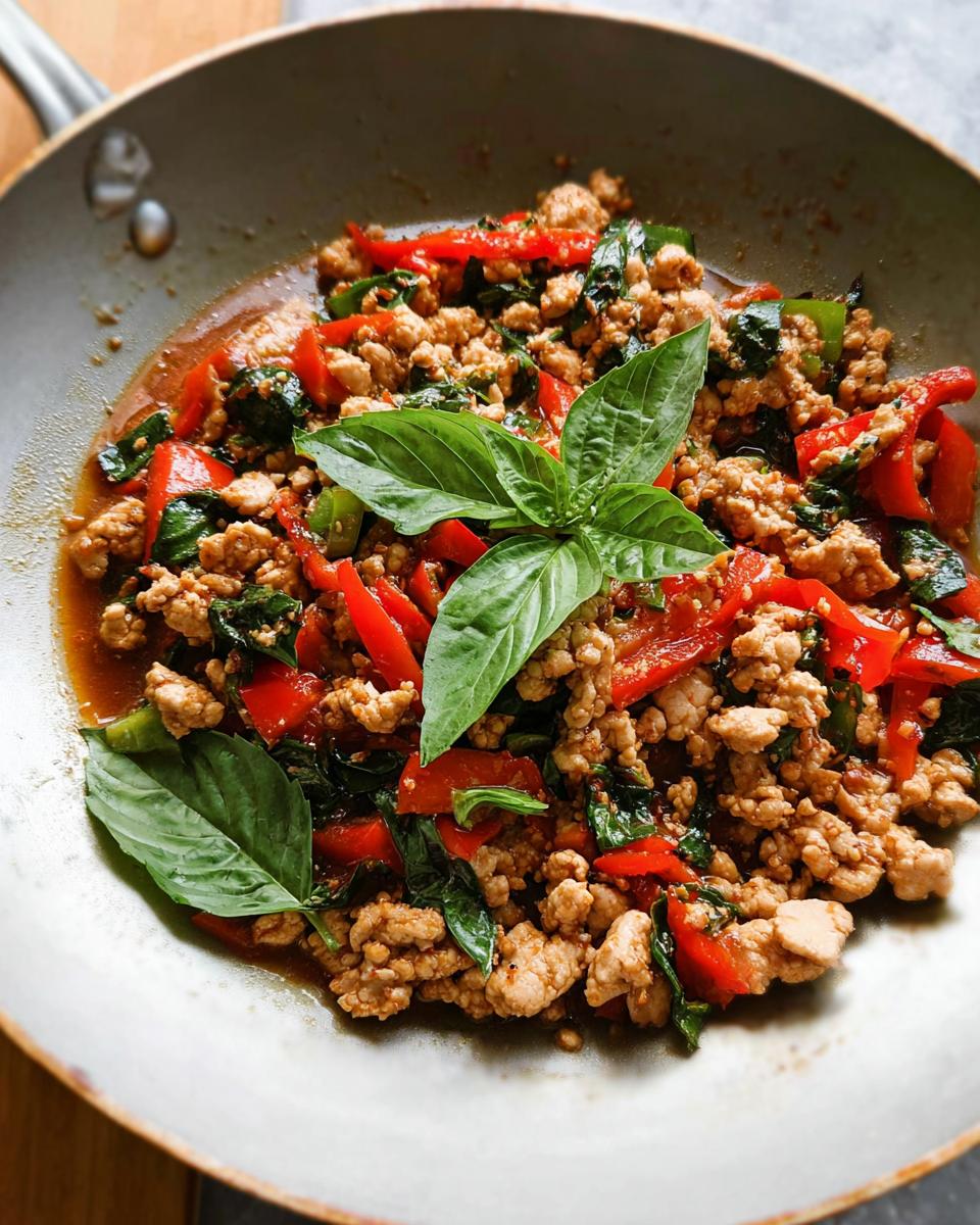 Thai Basil Chicken - detail 2