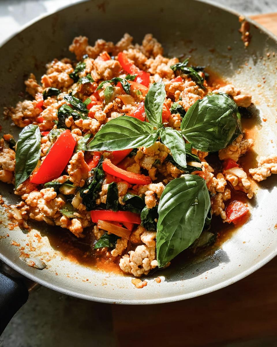 Thai Basil Chicken - detail 4