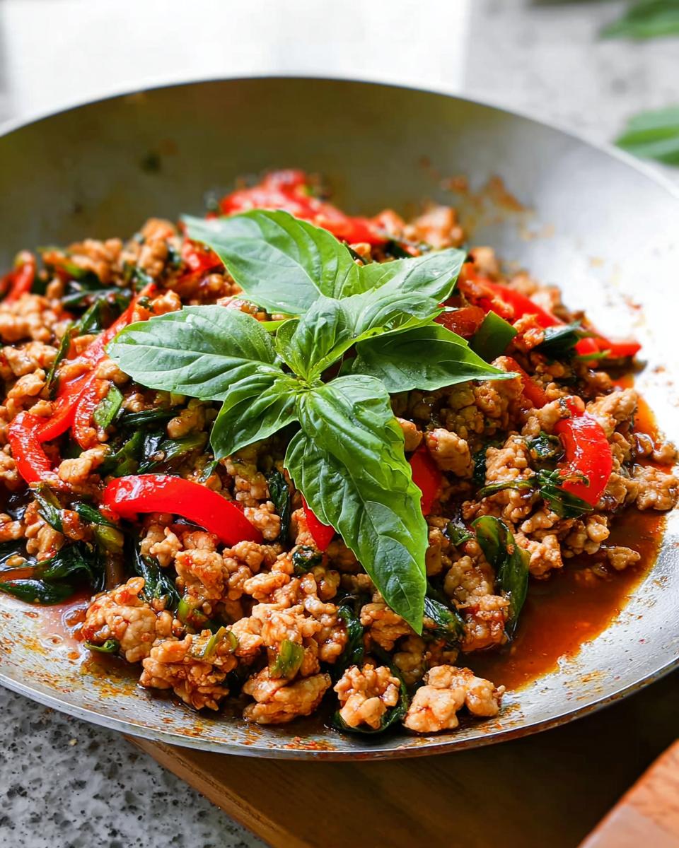 Thai Basil Chicken - detail 5